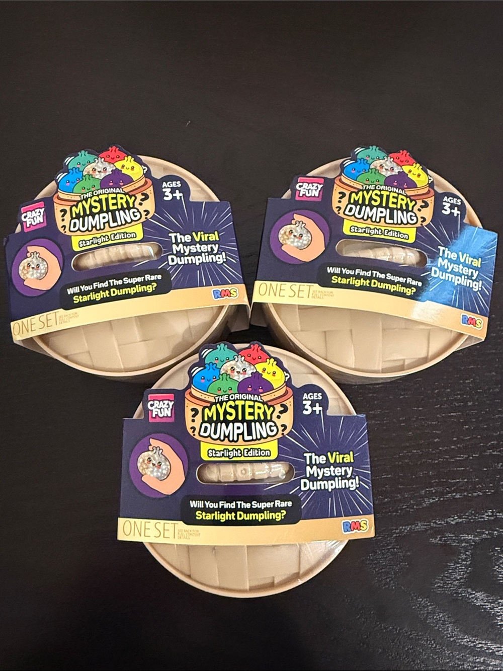 3x RMS Starlight Edition The Original Mystery Dumpling